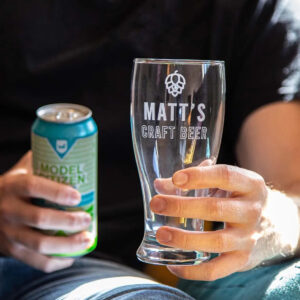 Personalised Craft Beer Glass - Duncan Stewart 1978