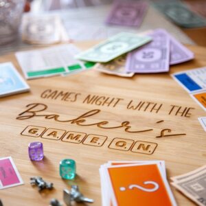 Personalised Games Night Lazy SusanÂ | Duncan Stewart