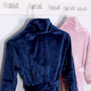 Personalised Kids So Soft Robes - Front and Back Embroidery So Soft - Navy / Age 4