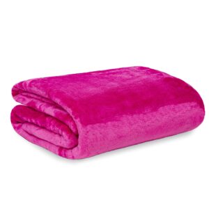 Personalised Luxury Camping Blanket - Duncan Stewart 1978 Magenta / Tent