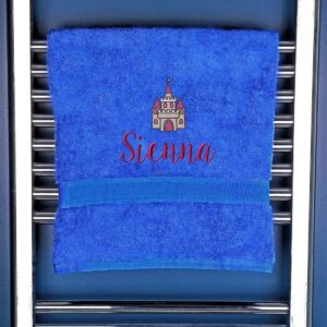 Personalised Princess Castle Bath Towel | Duncan Stewart Royal