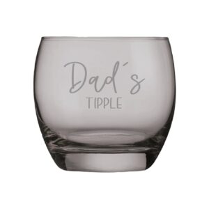 Personalised Tipple Coloured Whisky Glass - Duncan Stewart 1978 Grey