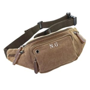 Premium Collection, Canvas Belt Bag - Duncan Stewart 1978 Coffee