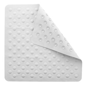 Rubber Bubble Shower Mat - Duncan Stewart 1978 Rubber Mats - White