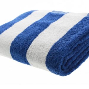 Striped Pool Towels - Duncan Stewart 1978 Beach Towels - Blue