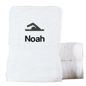 Swimming Drying Towel - Duncan Stewart 1978 White
