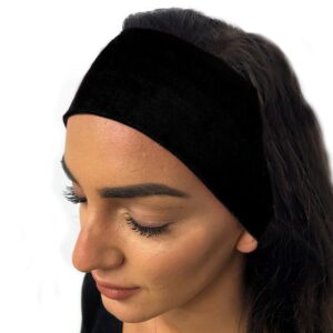 Terry Cotton Headbands, White - Duncan Stewart 1978 Black