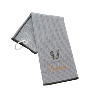 Longest Drive Golf Towels | Tournament Prize Waffle Slate