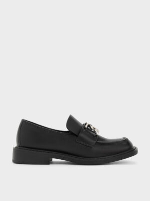 Charles & Keith - Gabine Leather Loafers