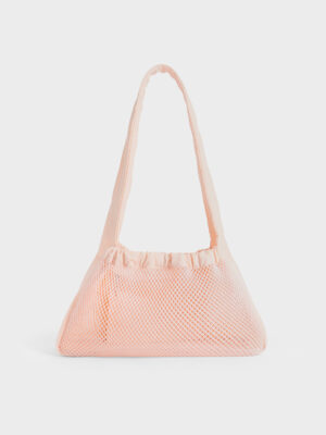 Charles & Keith - Terra Mesh & Nylon Shoulder Bag