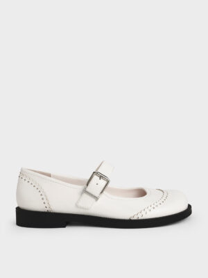 Charles & Keith - Heart Buckled Mary Janes