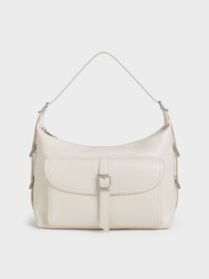 Charles & Keith - Bryna Belted Hobo Bag