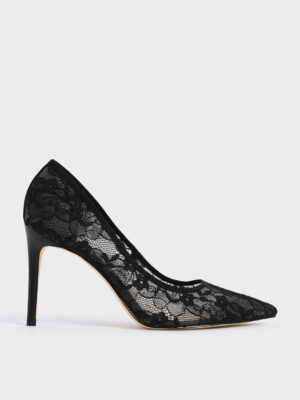 Charles & Keith - Lace Stiletto Pumps