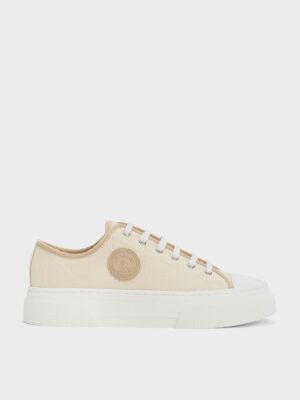 Charles & Keith - Kay Canvas Low-Top Sneakers
