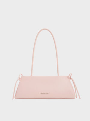 Charles & Keith - Hazel Bow Elongated Trapeze Shoulder Bag