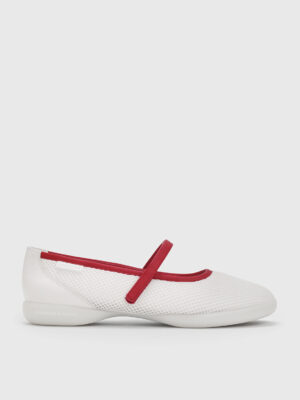 Charles & Keith - Mesh Contrast-Trim Mary Jane Sneakers