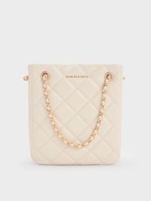 Charles & Keith - Alva Quilted Braided-Strap Shoulder Bag