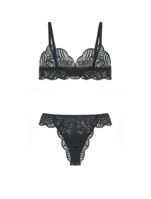 Deilen Triangle Bra & Brazillian Brief