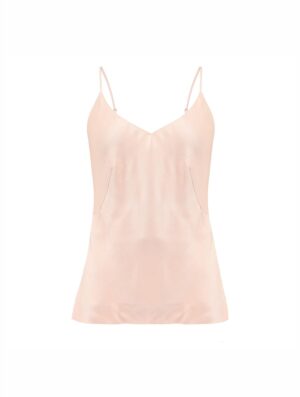 Fleur Du Jour Blush Silk Camisole