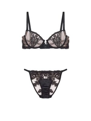 Onyx Demi Bra & Ouvert Brief