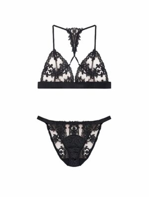 Onyx Luxury Boudoir Bra & Ouvert Brief