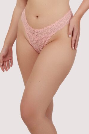 Ariana Coral Everyday Comfort Lace Thong | UK 18 | Playful Promises