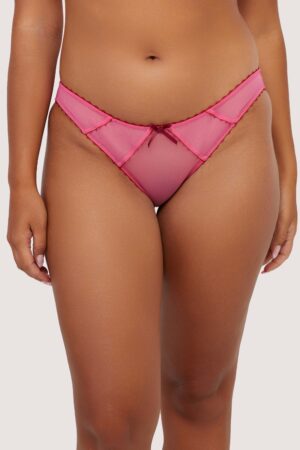 Grace Pink Brazilian Brief | UK 10 | Playful Promises