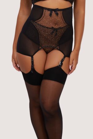 Hazel Leopard Print Girdle | UK 8 | Bettie Page Lingerie