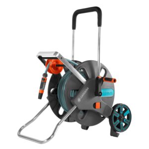 Gardena CleverRoll Hose Trolley L Easy Set With 50 metre Classic Hose