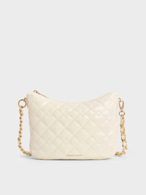 Charles & Keith - Duo Quilted Slouchy Hobo Bag