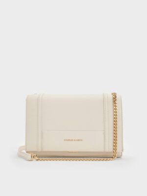 Charles & Keith - Shalia Chain-Strap Shoulder Bag