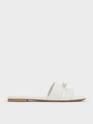 Charles & Keith - Bow Slide Sandals