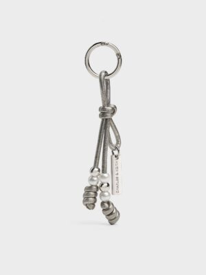 Charles & Keith - Beaded Metallic Cord Knot Charm