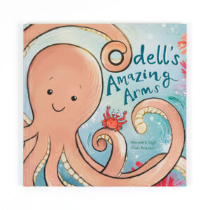 Jellycat BK4OAA Odells Amazing Arms Hardback Picture Book