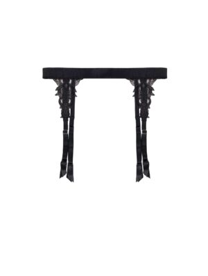 Onyx Black Suspender Belt