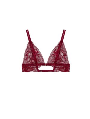 Simone Red non-wired Boudoir Bra