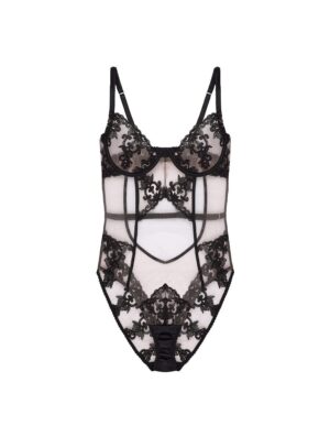 Onyx Embroidered Bodysuit