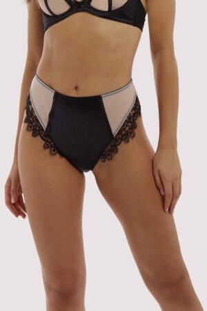 Anaise Black Highwaist Brief | UK 12 | Playful Promises