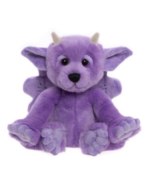 Charlie Bears Bearhouse Portcullis Gargoyle Purple Plush Soft Toy