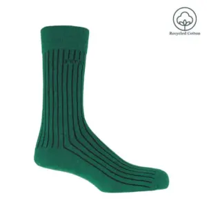 Peper Harrow Recycled Ribbed Men's Socks - Sustainable Fashion