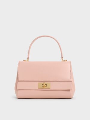 Charles & Keith - Lennie Chain-Strap Top Handle Bag