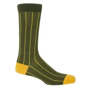 Pin Stripe Premium Men's Cotton Socks | Peper Harrow