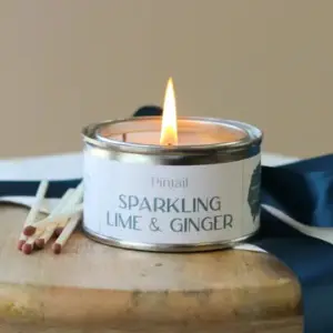 Sparkling Lime and Ginger Candle - Refreshing Scented Gift