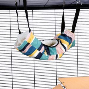 Pet Rat Ferret Chinchilla Tunnel Tube Rat Ferret Toy - Abstract Check | Little Friends