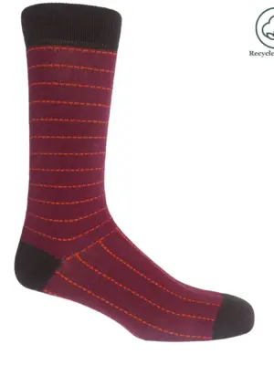 Peper Harrow Dash Men's Recycled Cotton Socks - Stylish Comfort