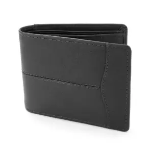 Black Leather Wallet - Elegant & Durable Leather Accessory