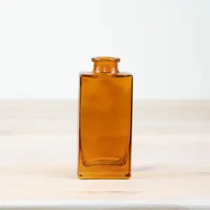 Amber Glass Vase - Timeless Charm for Your Home Decor