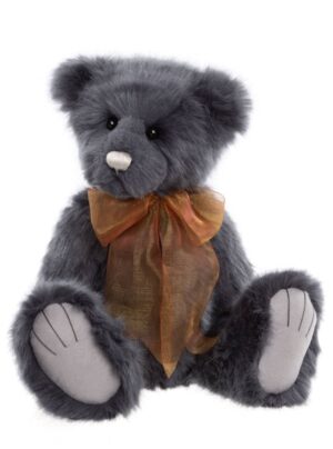 Charlie Bears Armstrong Plush Jointed Bear with Organza Ribbon Bow