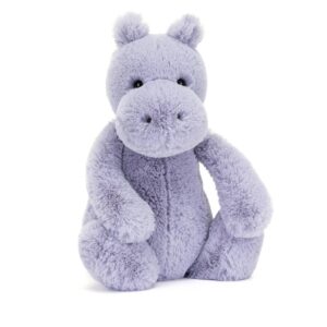 Jellycat BAS3HPO Bashful Hippo Medium Plush Lilac Soft Toy