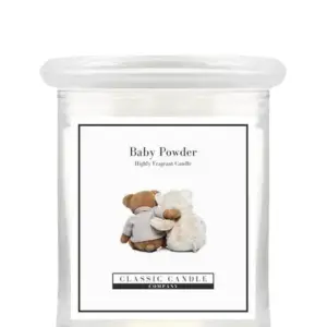 Baby Powder Fragranced Medium Jar Candle - Pure Scent Delight